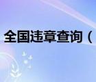 全國(guó)違章查詢（說(shuō)一說(shuō)全國(guó)違章查詢的簡(jiǎn)介）