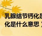 乳腺結(jié)節(jié)鈣化是什么意思嚴(yán)重么（乳腺結(jié)節(jié)鈣化是什么意思）