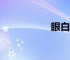 眼白上有黃斑（眼白）