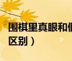 圍棋里真眼和假眼的區(qū)別（圍棋真眼和假眼的區(qū)別）