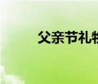 父親節(jié)禮物推薦（給父親的禮物）