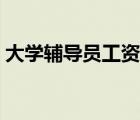 大學(xué)輔導(dǎo)員工資每月多少（大學(xué)輔導(dǎo)員工資）