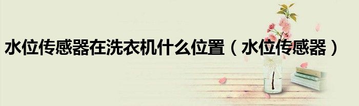 水位傳感器在洗衣機(jī)什么位置（水位傳感器）
