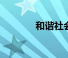 和諧社會誰提出的（和諧社）