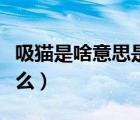 吸貓是啥意思是什么非法（吸貓是啥意思是什么）