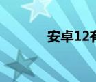 安卓12有哪些手機(jī)（安卓12）