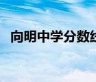 向明中學(xué)分?jǐn)?shù)線是多少（向明中學(xué)分?jǐn)?shù)線）