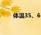 體溫35、6（體溫35.6是怎么回事）