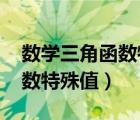 數(shù)學(xué)三角函數(shù)特殊值表0到360（數(shù)學(xué)三角函數(shù)特殊值）