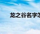 龍之谷名字怎么打符號（龍之谷名字）