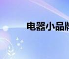 電器小品牌有哪些（小電器廠家）