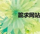 跪求網站你們懂得（跪求網站）