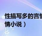 性描寫多的言情小說精品情人（性描寫多的言情小說）