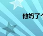 他媽了個巴子啥意思（他媽）