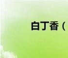 白丁香（說(shuō)一說(shuō)白丁香的簡(jiǎn)介）