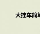大掛車簡筆畫圖片大全（大掛車）