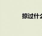 掠過什么意思（lg什么意思）