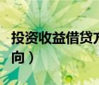 投資收益借貸方向表示什么（投資收益借貸方向）