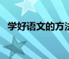 學(xué)好語文的方法及技巧（語文的學(xué)習(xí)方法）