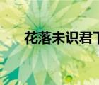 花落未識君下期廣播?。ɑ湮醋R君）