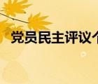 黨員民主評(píng)議個(gè)人自評(píng)（洞院莉娜的個(gè)人）