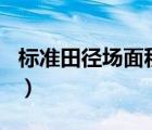 標(biāo)準(zhǔn)田徑場面積多大（標(biāo)準(zhǔn)400米田徑場面積）
