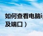 如何查看電腦ip地址win10（如何查看電腦ip及端口）