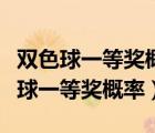雙色球一等獎概率相當(dāng)于拋錢幣多少次（雙色球一等獎概率）