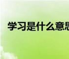 學習是什么意思怎么寫（學習是什么意思）