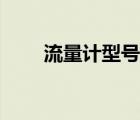 流量計型號字母含義（流量計型號）