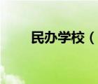 民辦學(xué)校（說一說民辦學(xué)校的簡介）