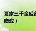 夏家三千金戚薇和誰在一起（夏家三千金戚薇吻戲）