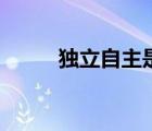 獨立自主是什么意思（獨立自主）