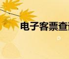 電子客票查詢 飛機（電子客票查詢）