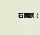 石國(guó)鵬（說(shuō)一說(shuō)石國(guó)鵬的簡(jiǎn)介）