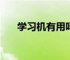 學習機有用嗎專家評論（學習機有用）