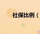 社保比例（說一說社保比例的簡介）