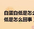 白蛋白低是怎么回事能吃什么補(bǔ)上來（白蛋白低是怎么回事）