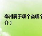 亳州屬于哪個(gè)省哪個(gè)市（說(shuō)一說(shuō)亳州屬于哪個(gè)省哪個(gè)市的簡(jiǎn)介）