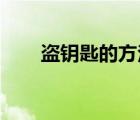 盜鑰匙的方法 豆瓣（盜鑰匙的方法）
