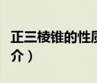 正三棱錐的性質(zhì)（說一說正三棱錐的性質(zhì)的簡介）