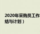 2020年采購(gòu)員工作總結(jié)和2021年工作計(jì)劃（采購(gòu)員工作總結(jié)與計(jì)劃）