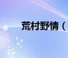 荒村野情（說一說荒村野情的簡介）