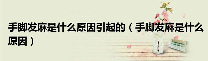 手腳發(fā)麻是什么原因引起的（手腳發(fā)麻是什么原因）