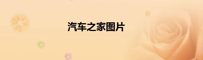 汽車(chē)之家圖片