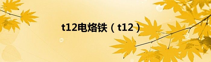 t12電烙鐵（t12）