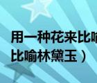 用一種花來比喻林黛玉說出理由（用一種花來比喻林黛玉）