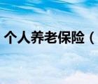 個人養(yǎng)老保險（說一說個人養(yǎng)老保險的簡介）