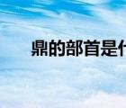 鼎的部首是什么呀（鼎的部首是什么）