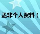 孟非個人資料（說一說孟非個人資料的簡介）